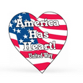 Heart Stock Satin Lapel Sticker